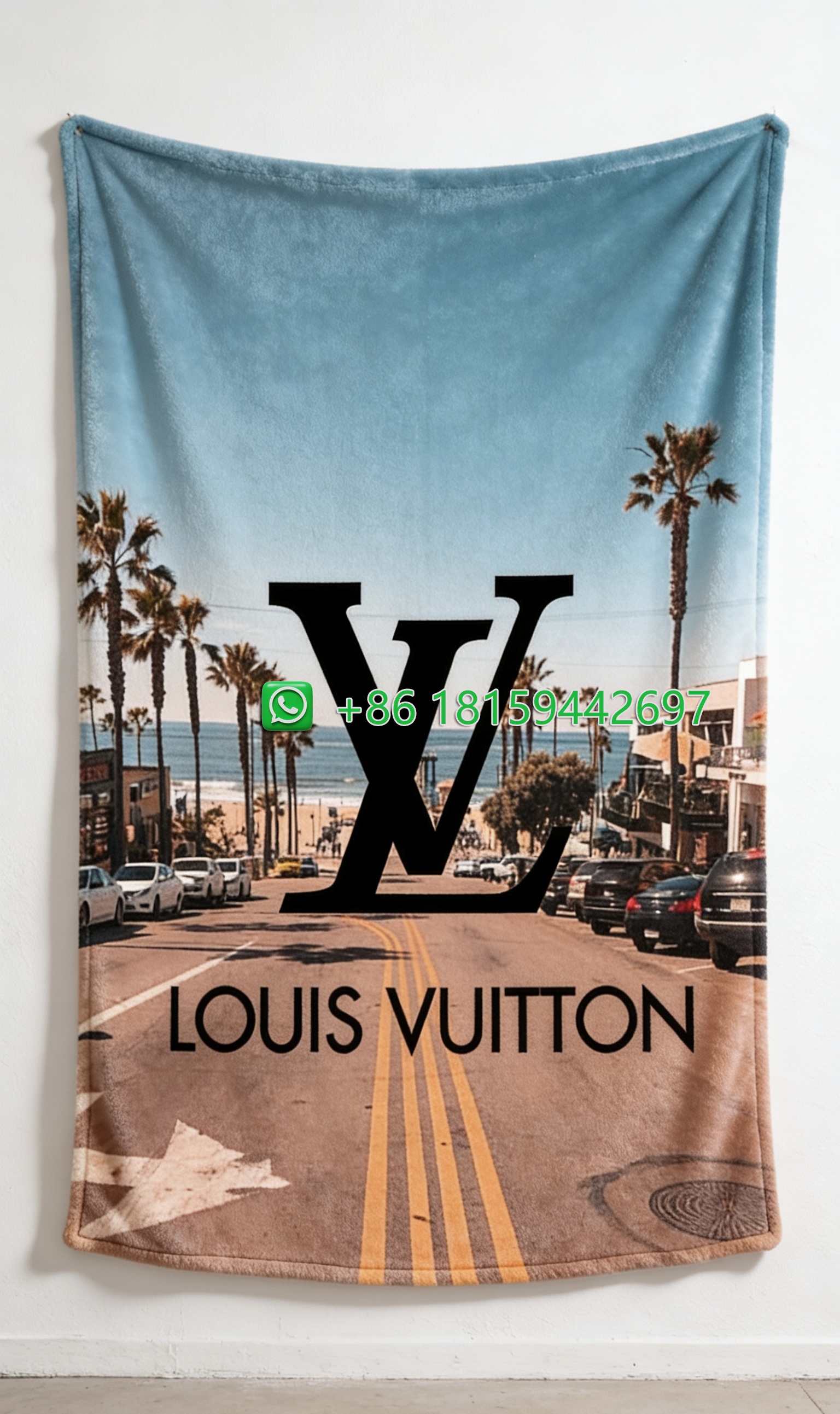 Louis Vuitton Throw Blankets